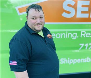 Technician: Justin Verdier, team member at SERVPRO of Shippensburg / Perry County